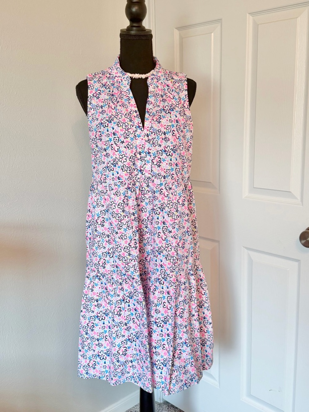 Lilly Pulitzer Whimsical Floral Print Dress